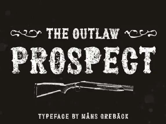 Prospect Display font