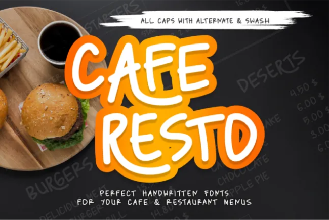 Caferesto font