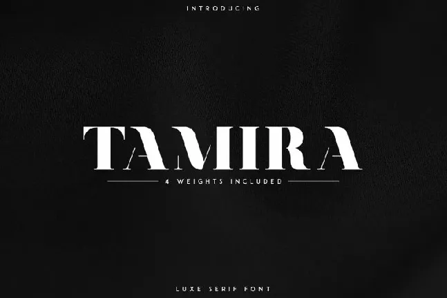 Tamira Typeface font