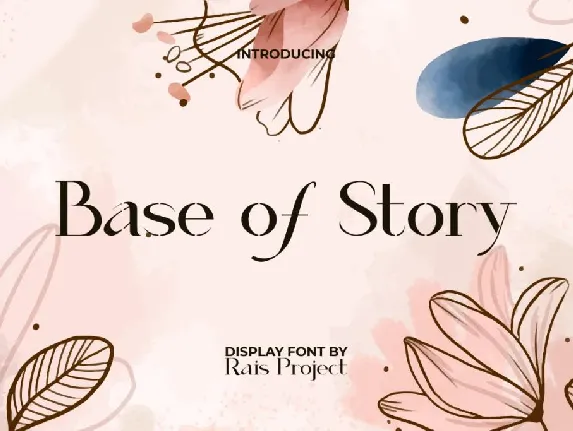 Base Of Story Demo font