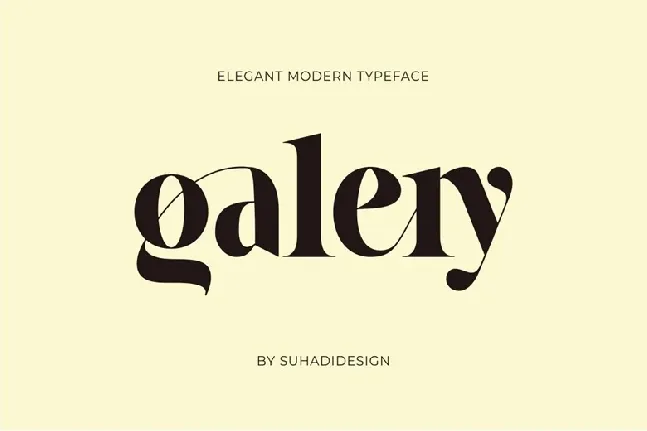 Galery font