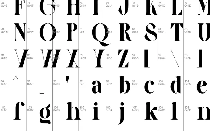 Galery font