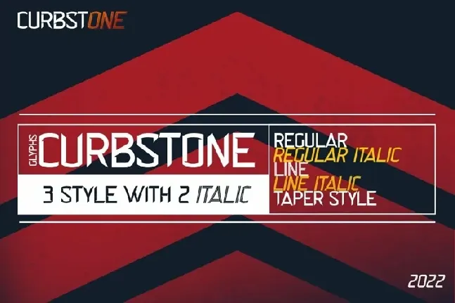 Curbstone font