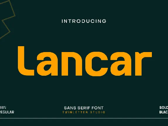 Lancar font