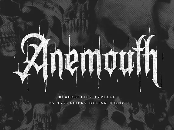 Anemouth font