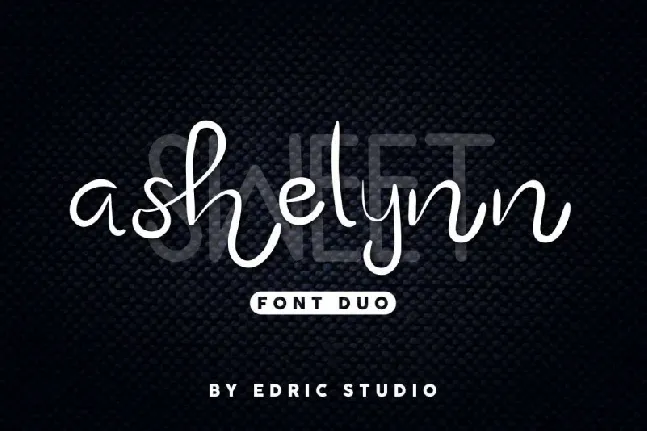 Ashelynn Sweet Duo font