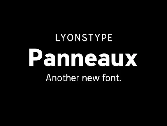 LT Panneaux Family font