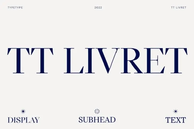 TT Livret font