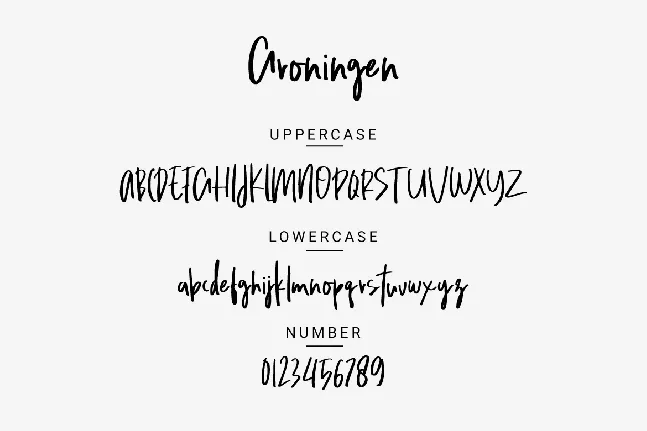 Groningen Demo font