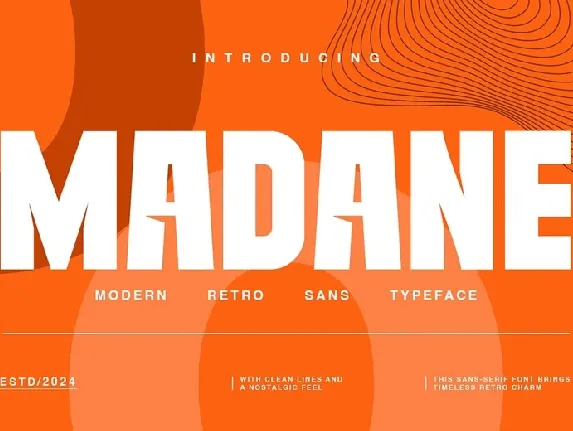 Madane font