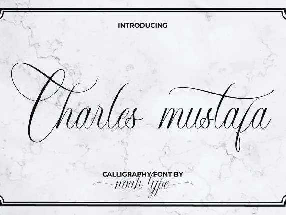 Charles Mustafa font