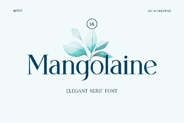 Mangolaine font