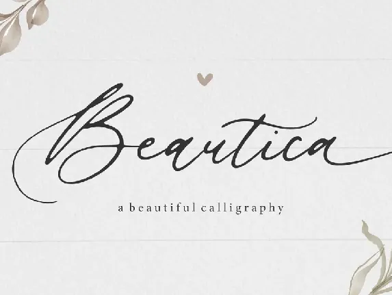 Beautica font