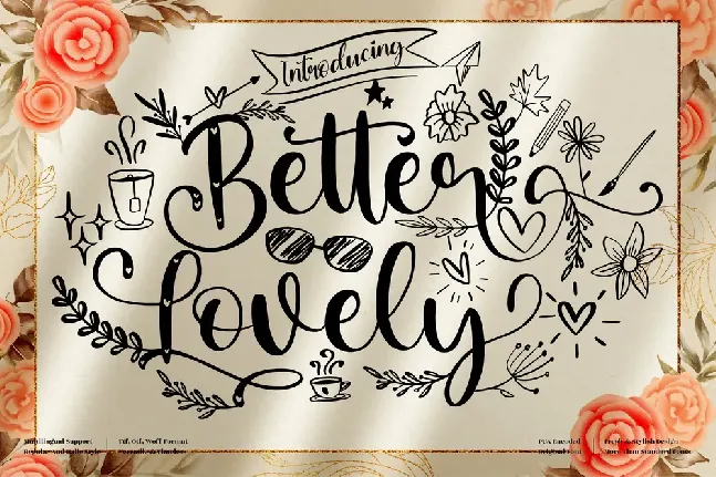 Better Lovely font