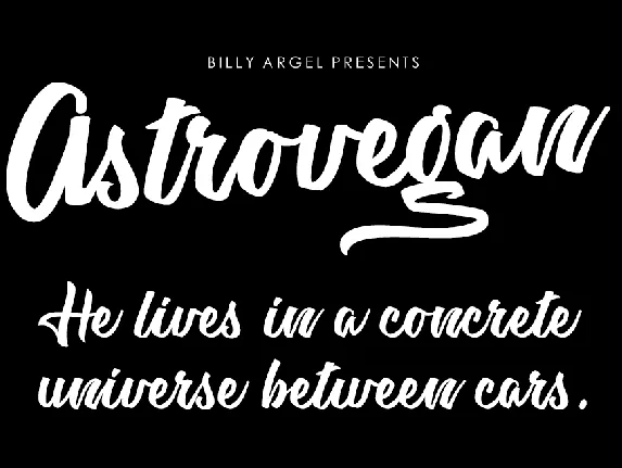 Astrovegan Personal Use font