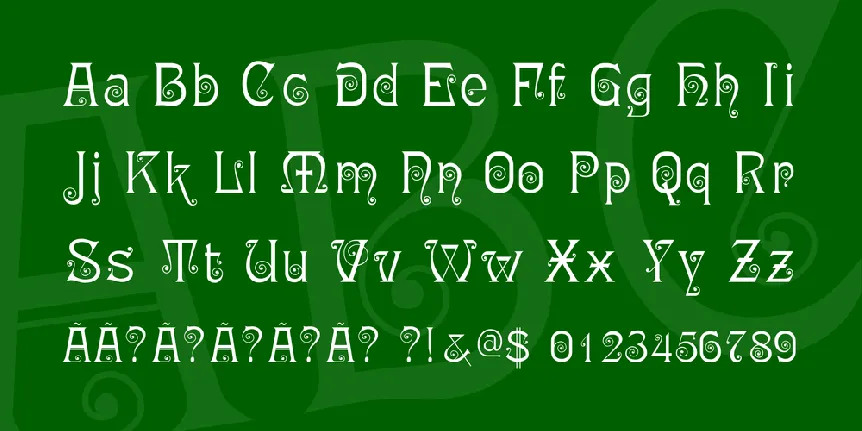 Ringlet font