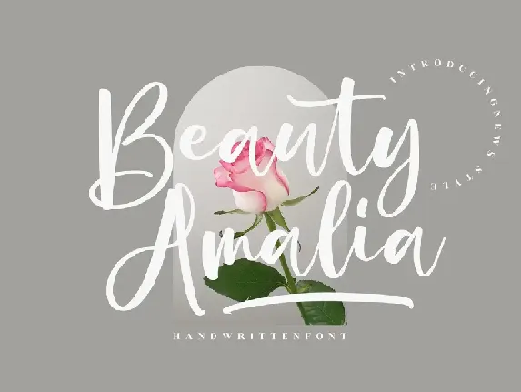 Beauty Amalia â€“ Handwritten font