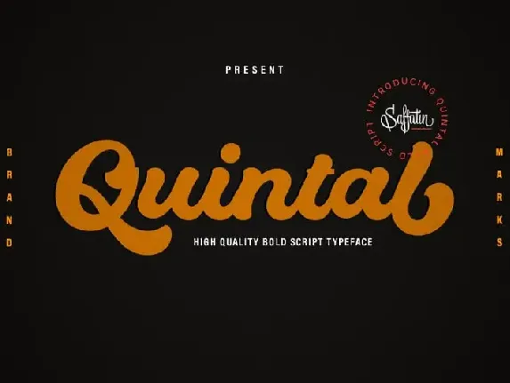 Quintal Bold Script font