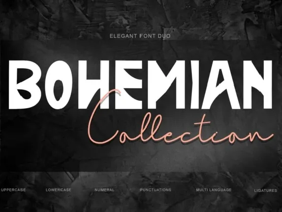 Bohemian Collection font