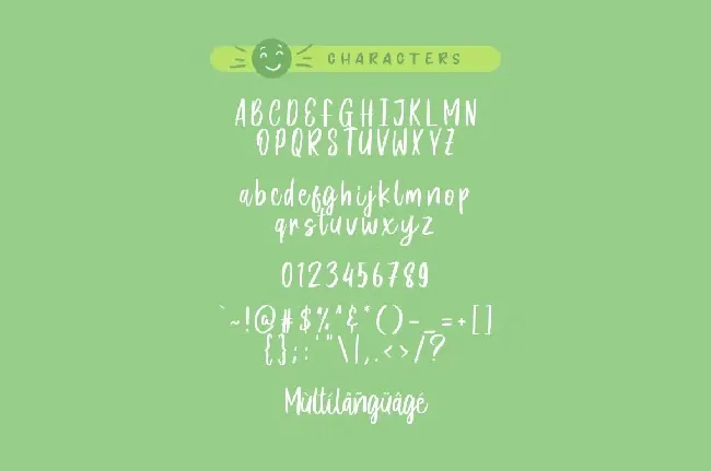 Celery Smile font