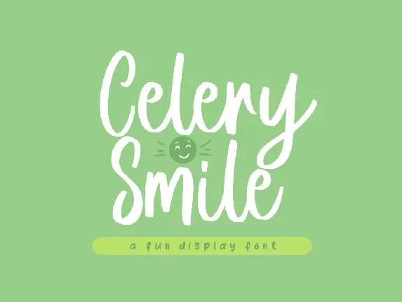 Celery Smile font