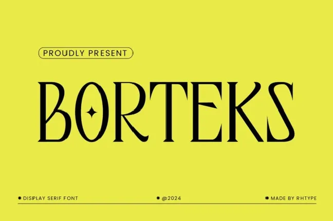 Bortek font