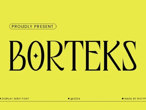 Bortek font