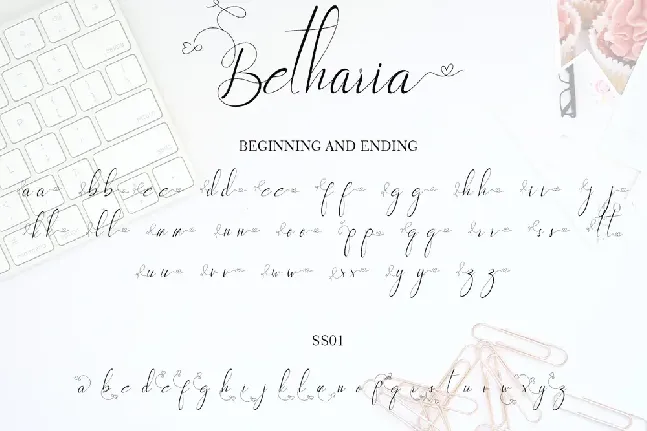 Betharia font