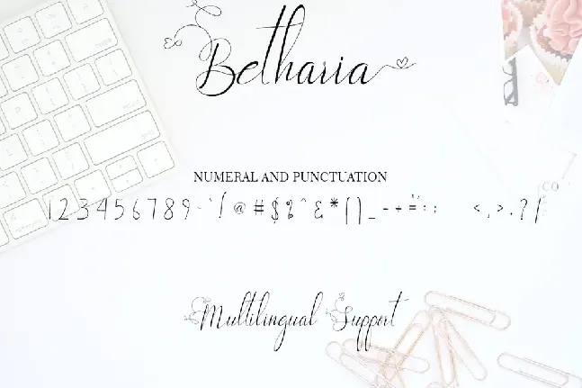 Betharia font