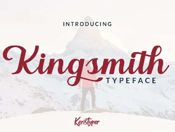 Kingsmith font