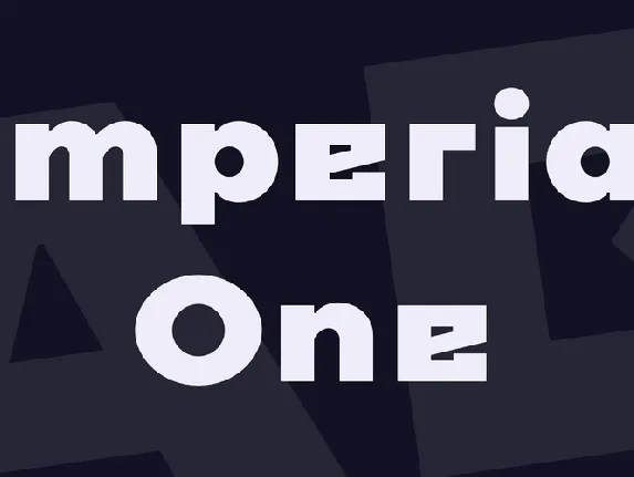 Imperial One font