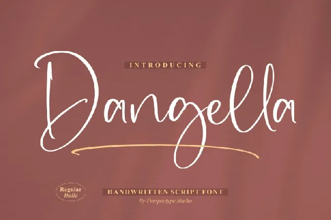 Dangella font