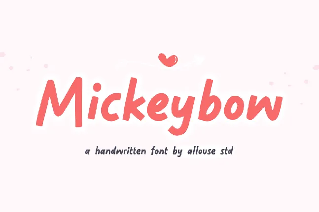 Mickeybow font