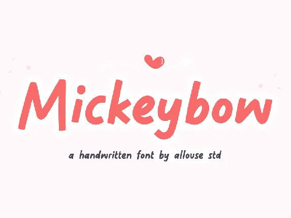 Mickeybow font