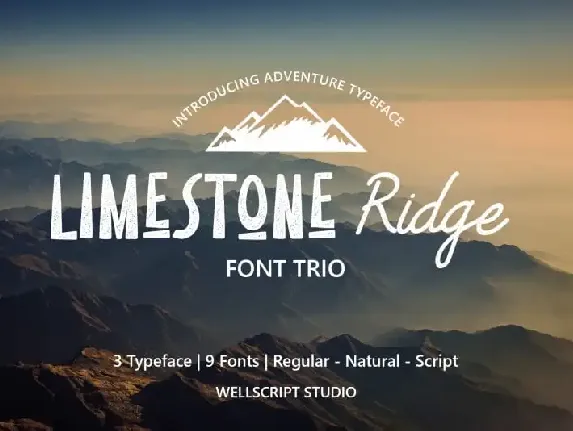 Limestone Ridge â€“ Trio Adventure font