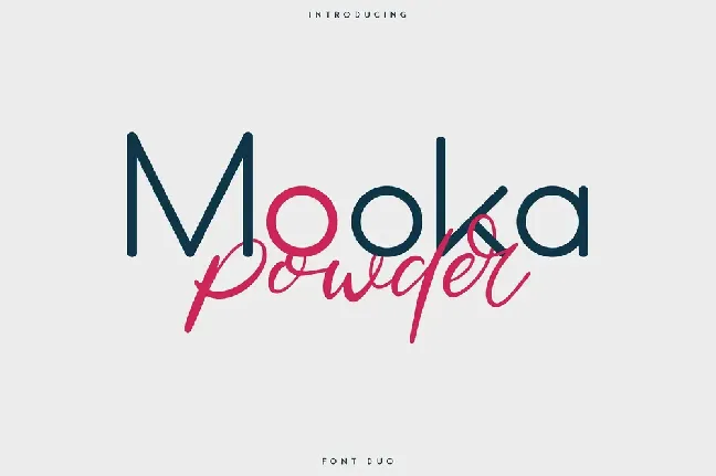 Mooka Powder Duo font