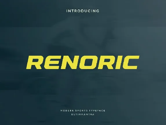 Renoric font