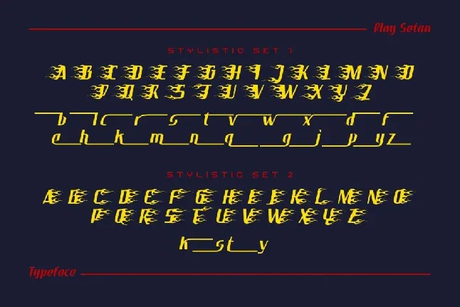 Play setan font