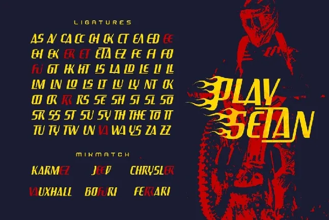 Play setan font