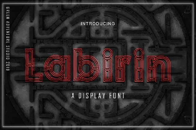 Labirin font