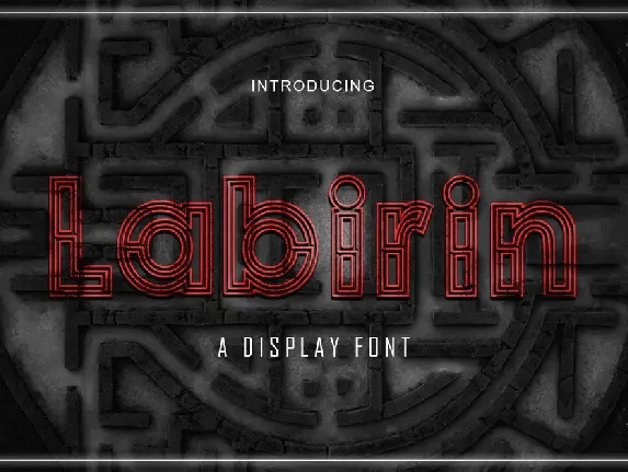 Labirin font