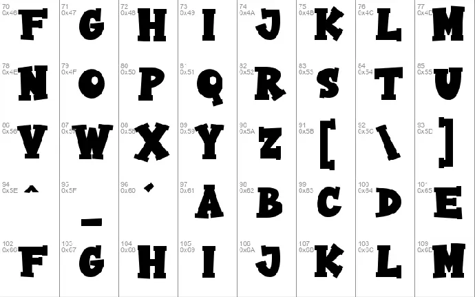 Rock Boys font