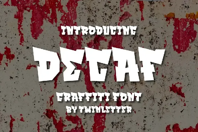 Decaf font