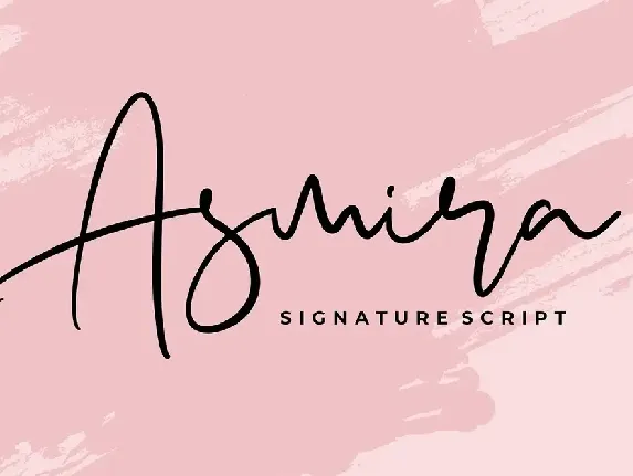 Asmira font