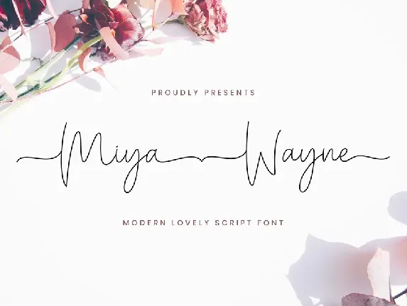 Miya Wayne font