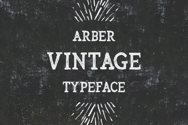 Arber Vintage font