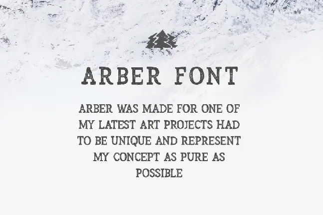 Arber Vintage font