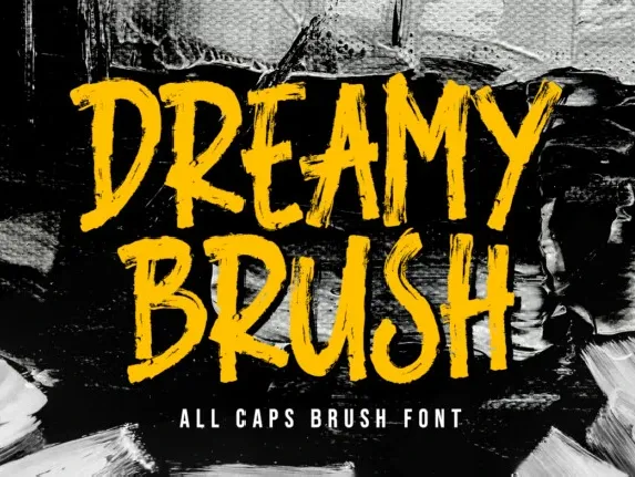 Dreamy Brush font