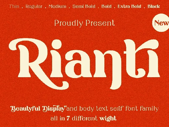 Rianti font