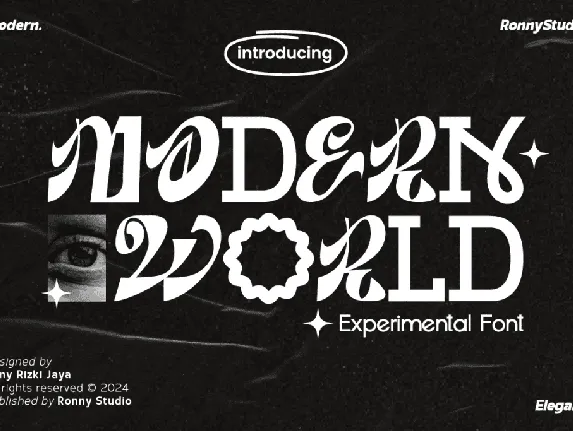 Modern World DEMO font